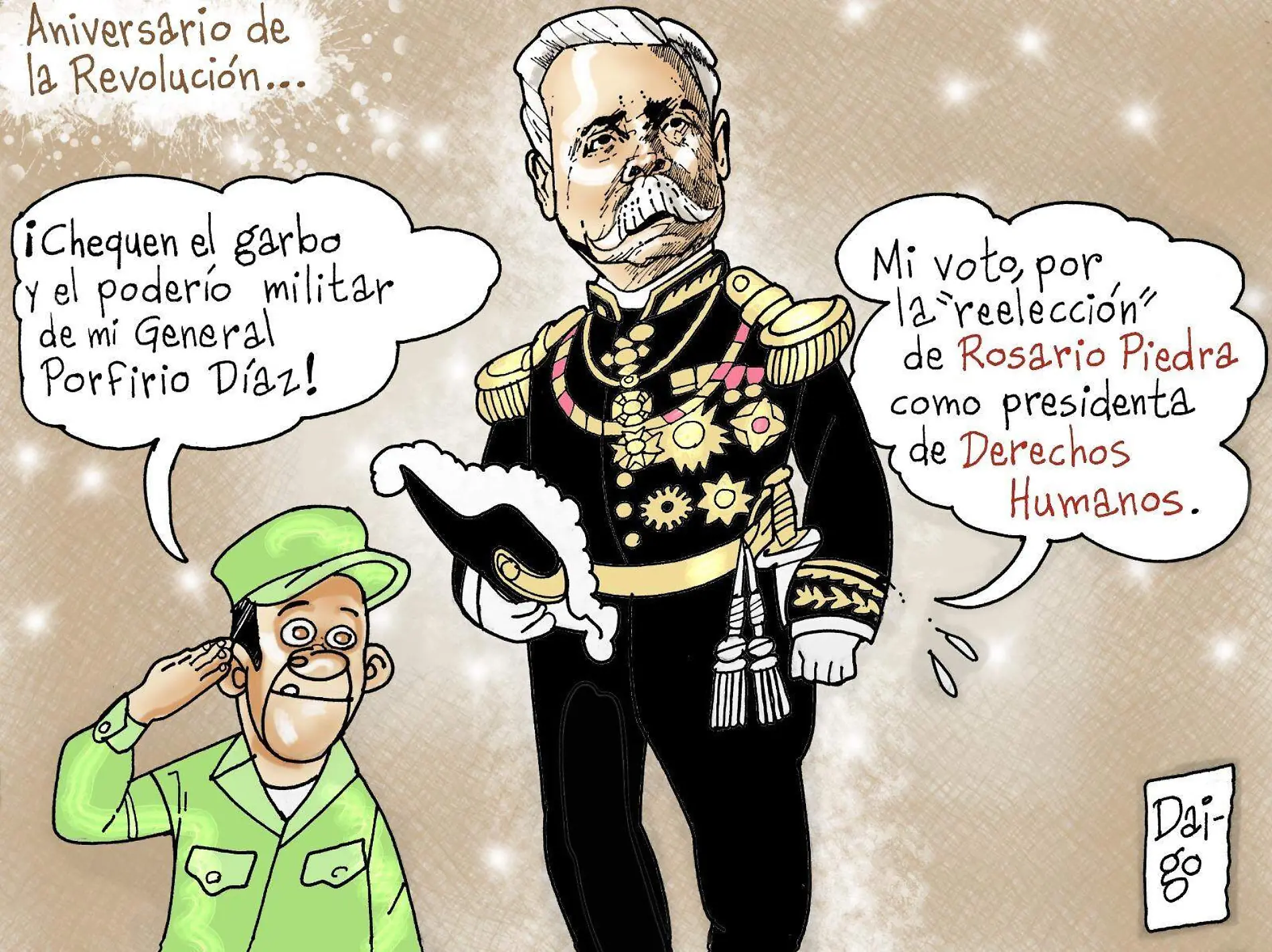 Aniversario de la Revolución...